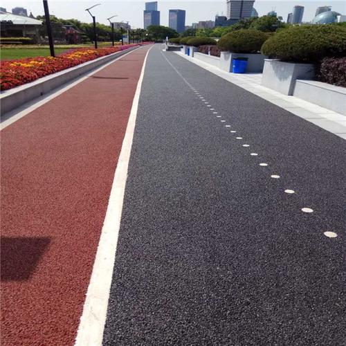 透水砼材料 彩色透水地坪材料厂家自贡市鑫琦源建筑装饰材料